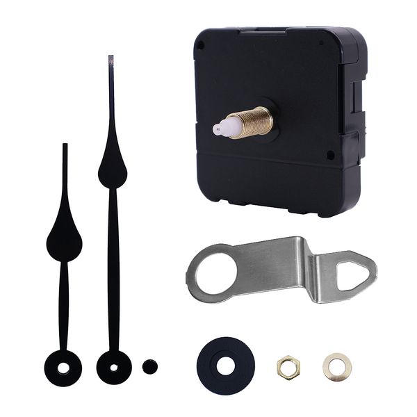 

hr1688 long pointers quartz wall clock movement mechanisms with hr07027 clock hands kit for diy clock, Slivery;brown