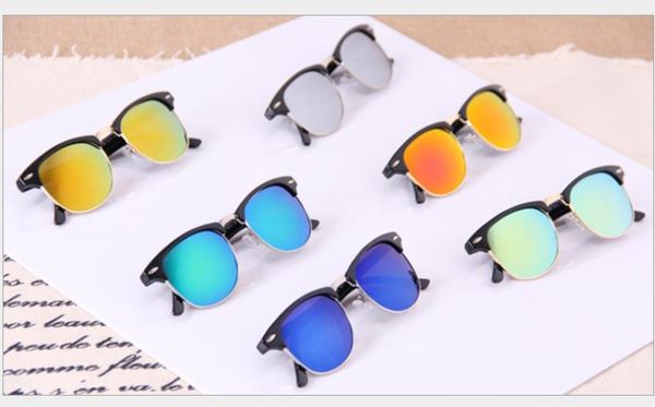 

retro frog mirror male rice nail glasses sunglasses sunglasses, White;black