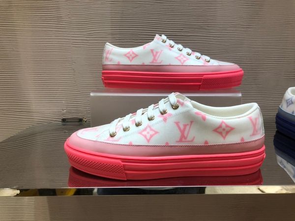 

platform men and women shoes wild vintage luxury 2020 early spring ladies printed fabric casual sneakers canvas shoes 11, Black