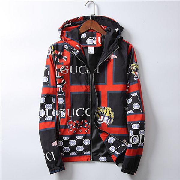 

Fa hion gg de igner luxury men women jacket 03 bee tiger nake logo autumn winter zipper outerwear coat clothing medu a d2 dg pp, Black;brown