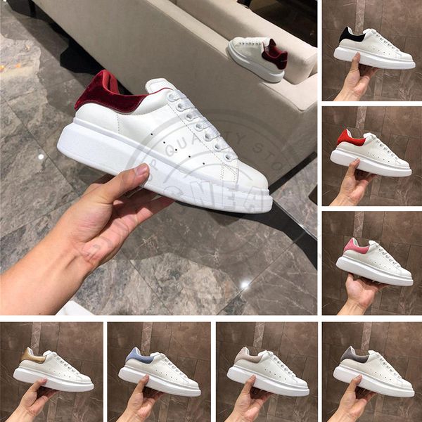 

2019 Womens Luxury Designer Platform Sneakers Vintage Black White Leather Casual Shoes For Mens Womens Trainers Sports Loafers Party Shoes