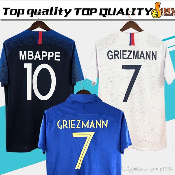 

100th Centenary MBAPPE maillots de foot 2019 soccer jesrey 18 19 GRIEZMANN Camisa de futebol 2019 100th anniversary POGBA football shirt