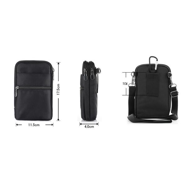 

multifunctional waist bag waterproof rfid blocking durable messenger bagd for outdoor h7jp