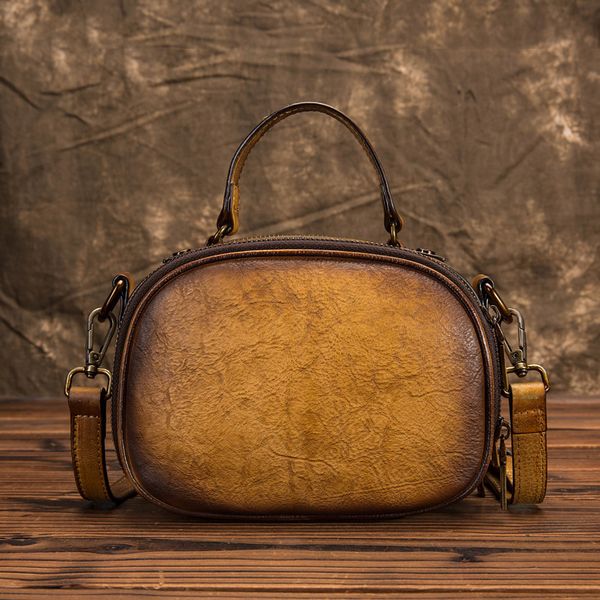 

johnature retro solid color genuine leather women small bag 2020 new simple cowhide handbag leisure shoulder & crossbody bags