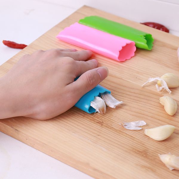 

silicone garlic peeler peel l easy useful kitchen gadgets cooking vegetable tool