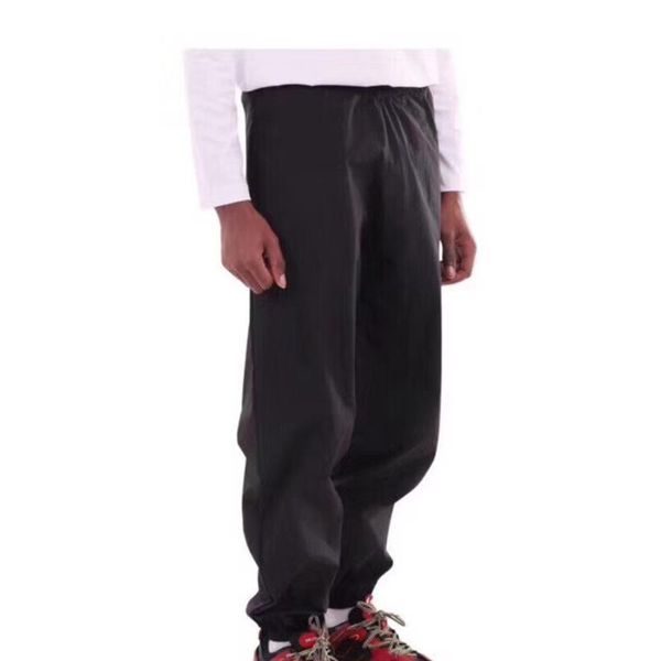 

19fw luxury europe pants small logo embroidery black trousers street fashion men women couple simple pants hfwpkz112