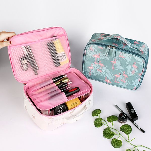 

7 стилей оксфорд косметичка многофункциональный портативный молния косметички фламинго волшебная сумка для хранения сумки подарки