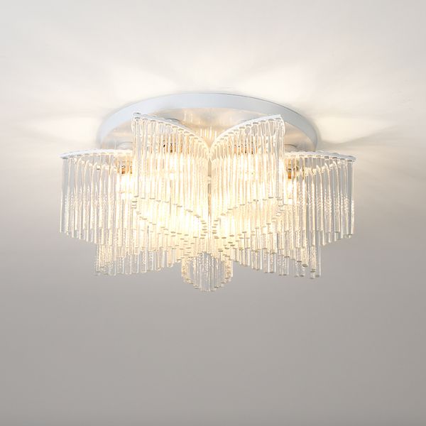 2019 Crystal Ceiling Lamp Modern Style Tin Alloy Chassis Ceiling Lamp E27 Screw Mouth Light Source 110v 220v Interchangeable Welcome To Purchas From