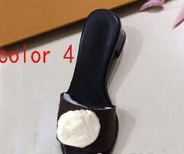 

classic slippers summer luxury woman beach cartoon big head slippers designer leather medium heel sandals letters slippers large, Black