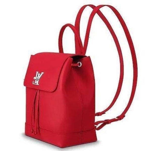 

m41814 2019 b lockme backpack women red backpacks fashion shows oxidized leather business bags handbags totes messenger bags