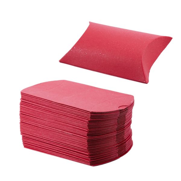 

50 pillow favor box anti-scratch boxes wedding party favour gift candy boxes