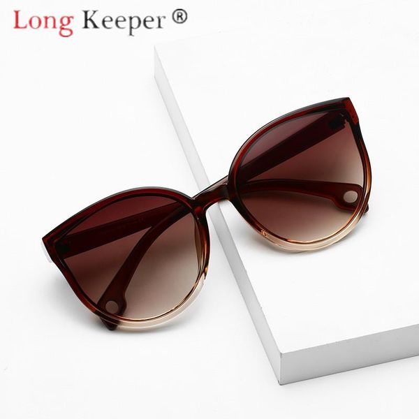

longkeeper sunglasses cat eye women men sun glasses eyewear eyeglasses plastic frame clear lens uv400 shade fashion driving new kqkem