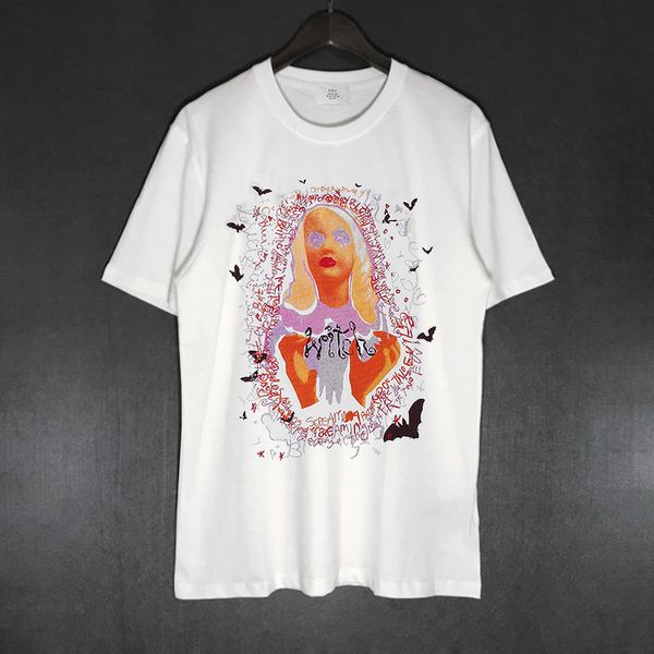 

designer tide street xu fear of t american short-sleeved men brand european god of high fog hip-hop 2 collection and loose qvdle, Black