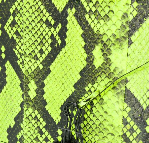 

OFF дизайнерские сумки 2019 OW сумка Зеленая змеиная сумка через плечо классическая в