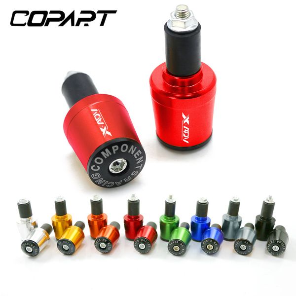 

for honda xadv x- 750 xadv750 2014-2019 motorcycle parts cnc 7/8"22mm handlebar grips handle bar cap end plugs