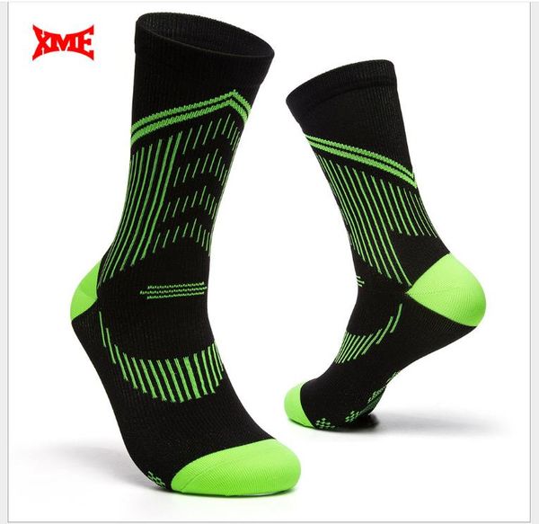 Тренировочные носки с длинными трубками для мужчин и взрослых дышащие марафонские компрессионные носки