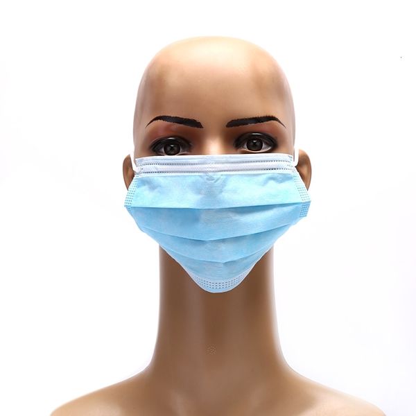 

mouth mask shipping 50x face3ply hygienedust with elastic loop dust mouthmascherine
