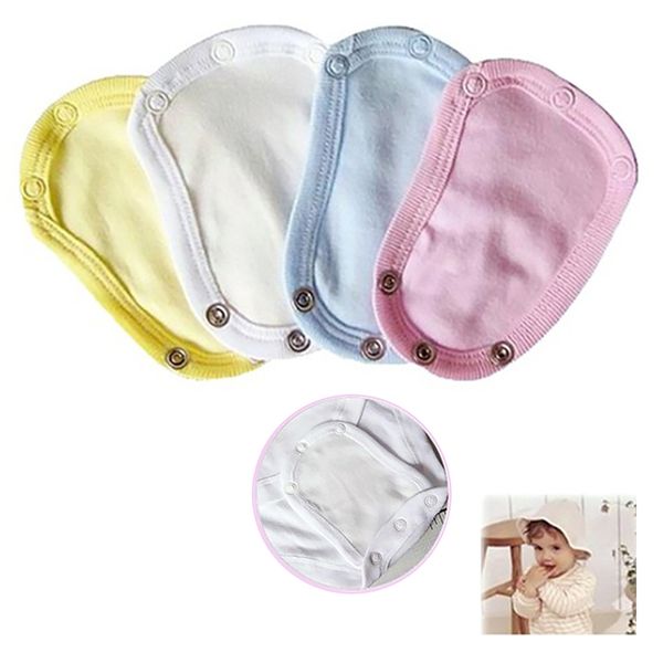 

4 colors 4 pcs colors baby romper partner utility bodysuit diaper jumpsuit lengthen extend film soft jumpsuit bodysuit extender