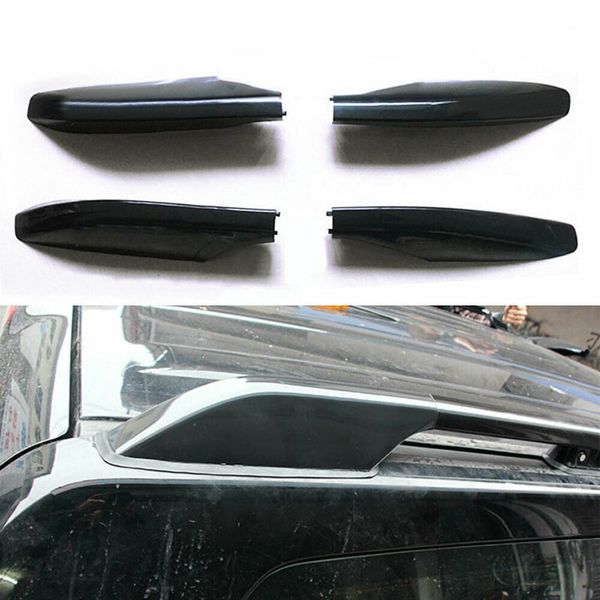 

for land cruiser prado fj120 2003-09 black car roof luggage rack end cap cover shell