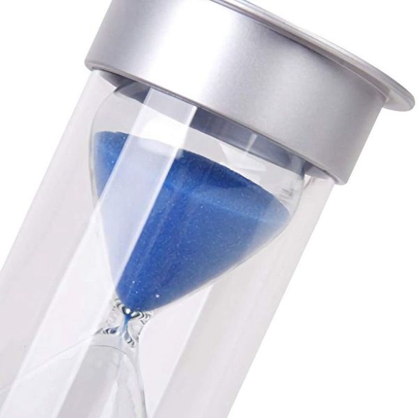 

45 minutes hourglass,modern sand timer with sand for mantel office desk coffee table book shelf curio cabinet or end table chris