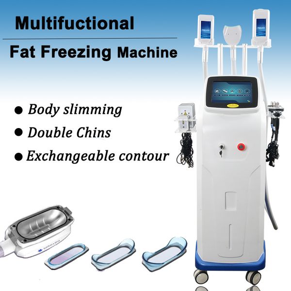 

2019 cryolipolysis vacuum machine 3 cryo handles weight loss machine rf face body tightening cryotherapy machine lipo laser slim