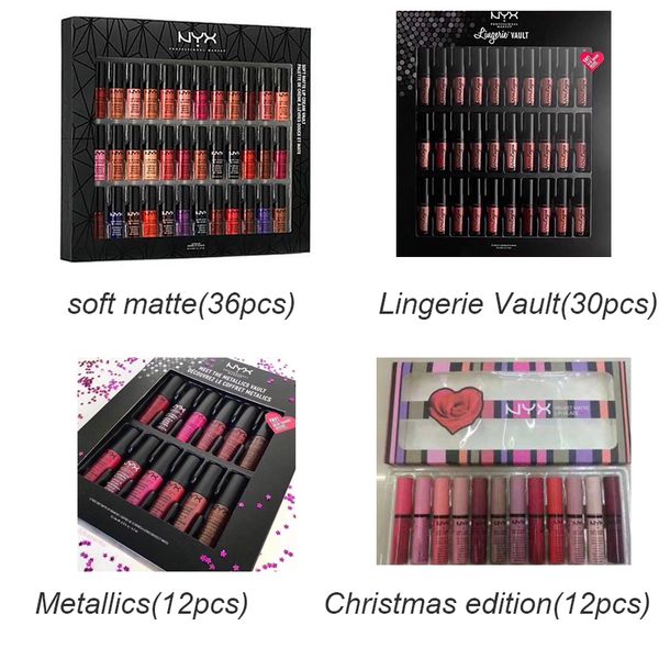 

Drop hipping nyx oft matte lip cream 36pc lingerie vault 30pc meet the metallic 12pc matte liquid lip tick