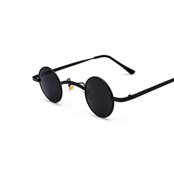 

trending wide bridge retro rock punk sunglasses classic small round clear red sun glasses uv400, White;black