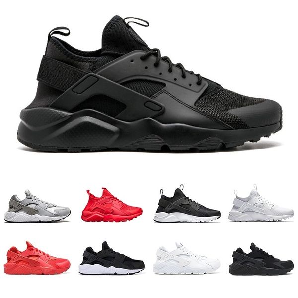 

скидка huarache 4.0 1,0 тройной black white men кроссовки дизайнерские женщины кроссовки chaussures huaraches мужские спорт zapatos