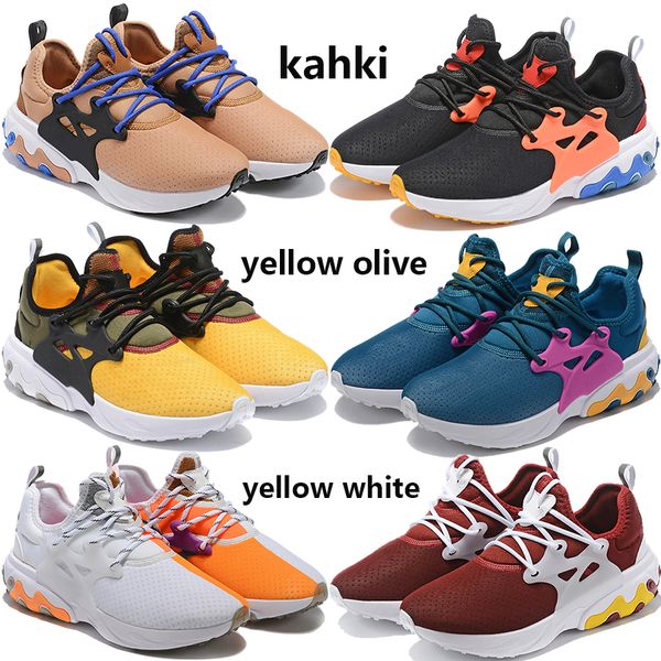 

new arrival react presto mens running shoes black total orange desert ore pirates burgundy 2.0 black grey men women designer sport sneakers