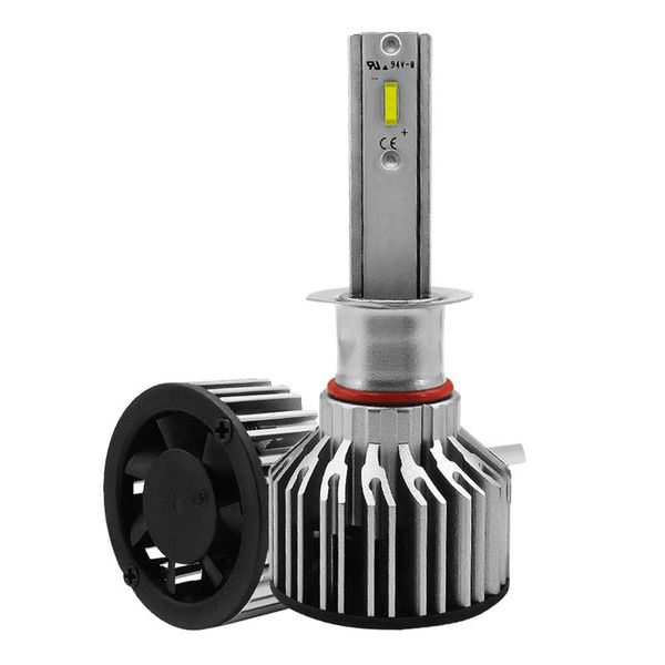 

s6-h1 car led headlight bulb 60w ip68 6000k 7600 lumens extremely bright chips conversion kit