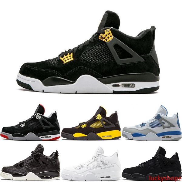 

online wholesale 4 white cement bred fire red iv 4s triple white black men basketball shoes sneakers sports trainers size 41-47 for sale