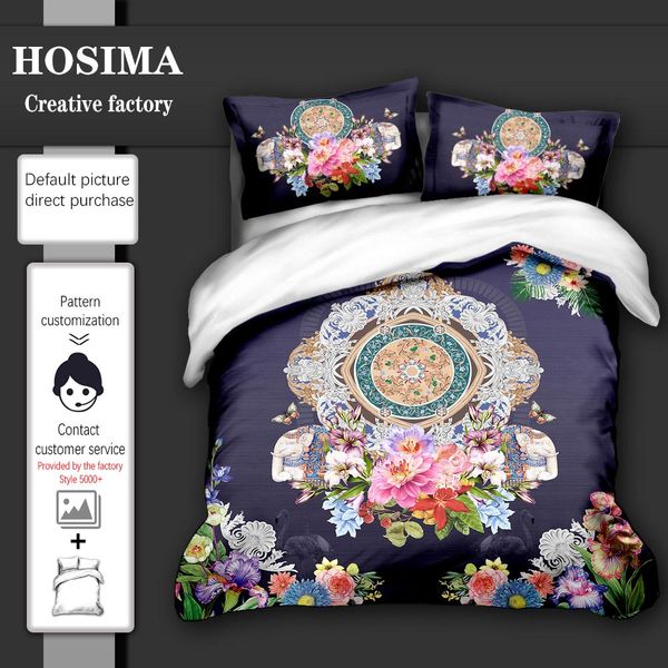 

3d designer bedding sets king size  size luxury quilt cover pillow case duvet cover designer bed comforters sets k23
