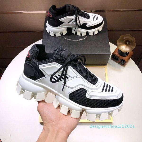 

2019 men low casual shoes lates cloudbust thunder lace up sneakers 19fw capsule series color matching men's platform luxury sneakers d0, Black