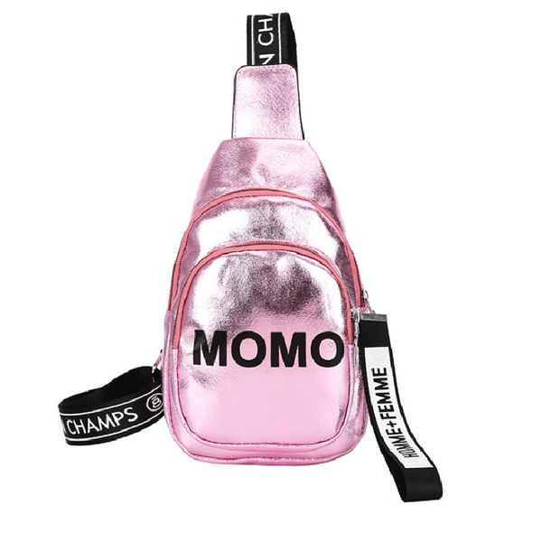 

laser chest pack women men waist bag hands bag fashion fanny pack female letter shoulder belt clutch