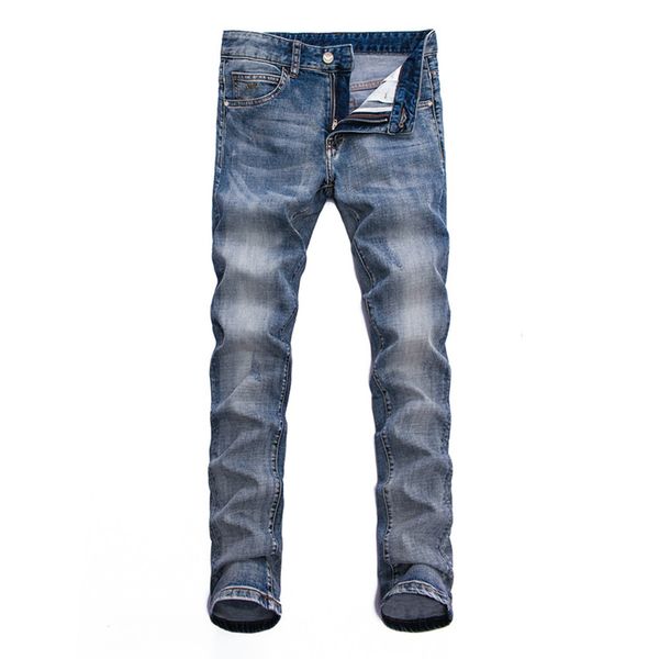 

balma мужские джинсы slim fit рваные джинсы мужчины привет-стрит мужские проблемные джинсовые бегуны колено отверстия промытые разрушенные 2, Blue