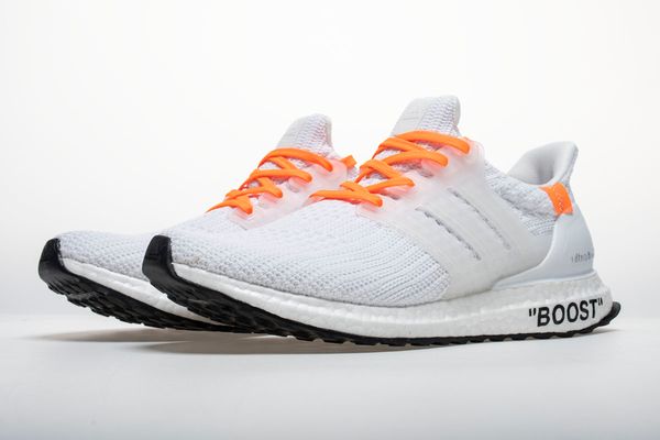 

2018 Новый Лучшее Качество Ultra Boost 4.0 Мода Ultraboost Спортивные Кроссовки OFFW Все Белые Сп