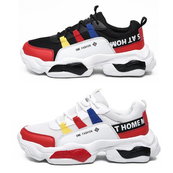 

ultral дыхание мужчины причинно обувь черный белый красный мужские удобные fly открытый бег кроссовки спортивный тренер обувь размер ес 40-4, Black