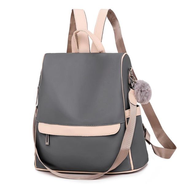

women's fashion backpack waterproof bag anti-theft shoulder bag leisure girl school bags for teenage college wind schoolbag