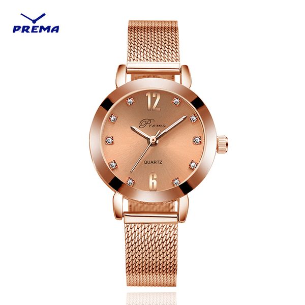 

ladies watch rose gold women wrist watches 2019 stainless steel wristwatch silver bracelet quartz female clock, Slivery;brown