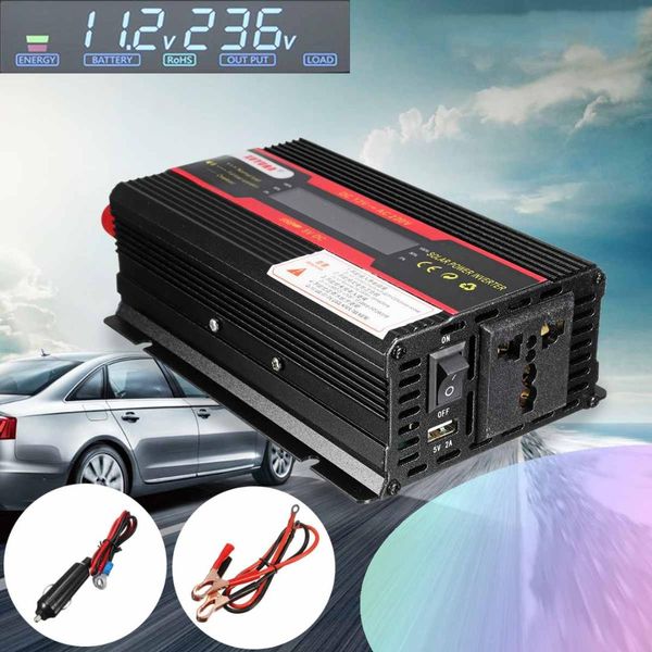 

kroak sdb-600a 3000w power inverter lcd display dc 12/ 24v to ac 110v/220v modified sine wave converter