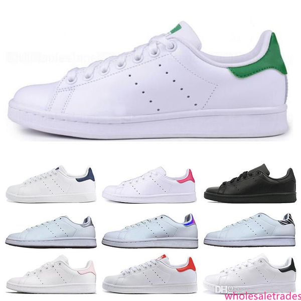 

новый стэн обувь высшего качества женщины мужчины мода смит кроссовки повседневная обувь кожа спорт классические квартиры бесплатная доставк