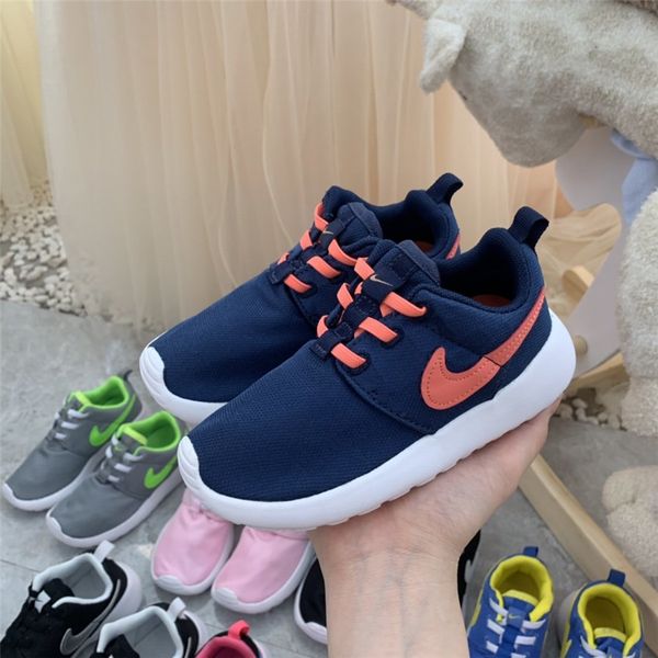

children infant kids shoes baby girls boys shoes letter mesh sport run sneakers casual shoes good quality, Black
