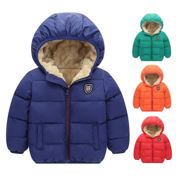 

baby boys coat winter jackets for children autumn outerwear hooded infant coats newborn clothes kids snowsuit thicken, Blue;gray