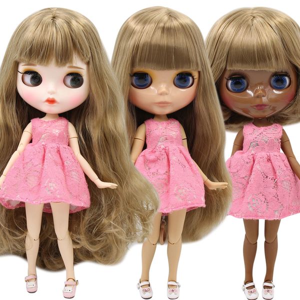 

ледяная обнаженная блайт-кукла на заказ нет. bl662 светло-каштановые волосы 1/6 bjd, pullip, licca, jerryberry t200428