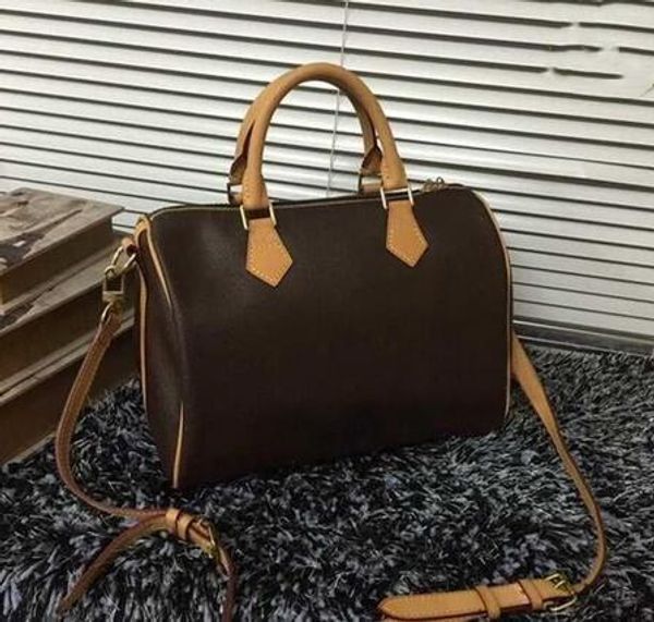 

2019 oxidize cowhide speedy 30cm sell fashion bag women bag shoulder bags lady totes handbags bags 3 colors 403917v8