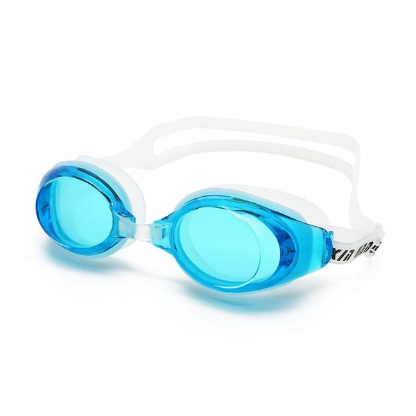 

men women's hd flat light silicone swimming goggles anti-fog waterproof frame pool sport eyeglasses waterproof spectacles