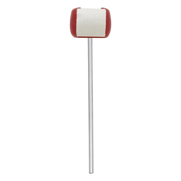 

durable drum pedal beater mallet felt hammer red plastic head