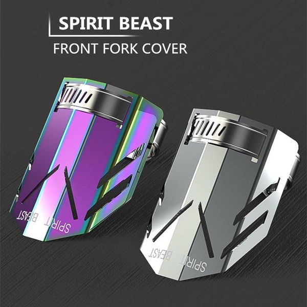 

spirit beast motorcycle front absorbers fork tube covers clamps multi color for decoration