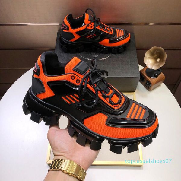 

2019 мужчины низкий top повседневная обувь lates p cloudbust thunder зашнуровать кроссовки 19fw капсулы серии color matching мужской платфор, Black
