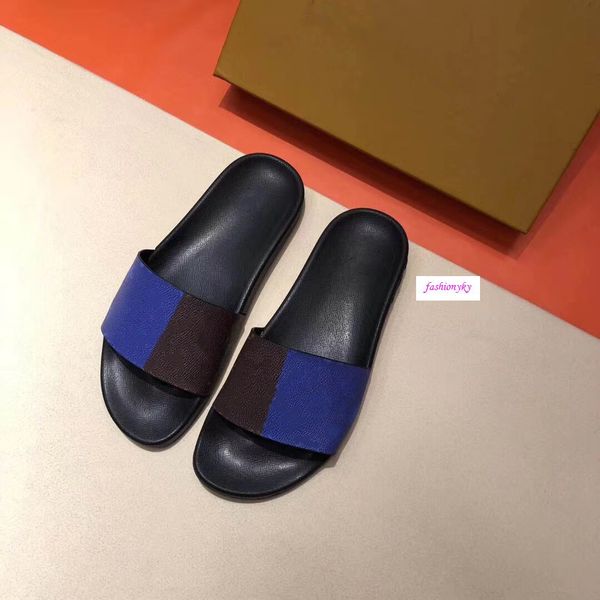 

summermule slippers flat designer shoes slippers 1a5i5k summer flexible rubber outsole slide men's and women's slipperssize35, Black